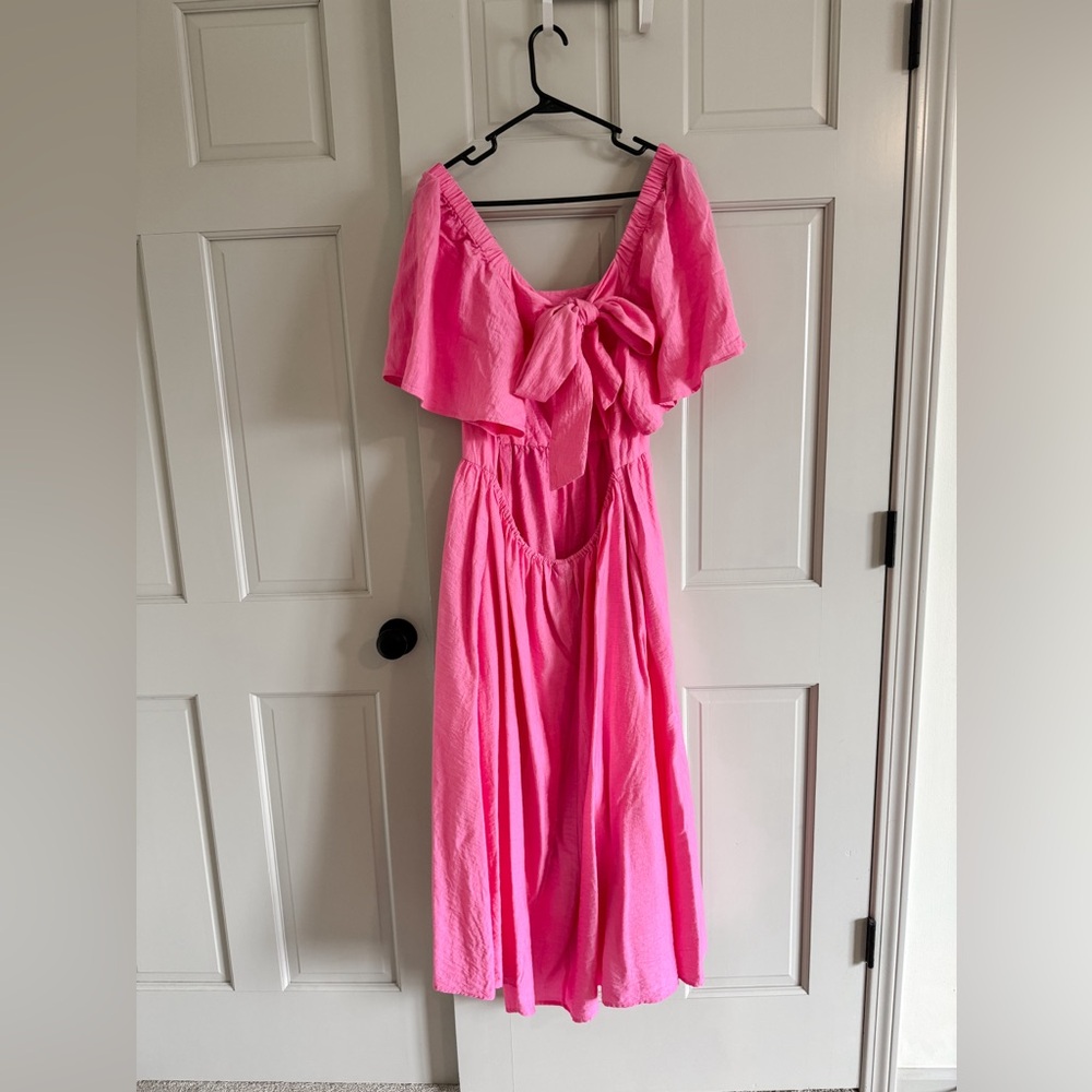 A new day. Pink chiffon dress - Picture 2 of 2